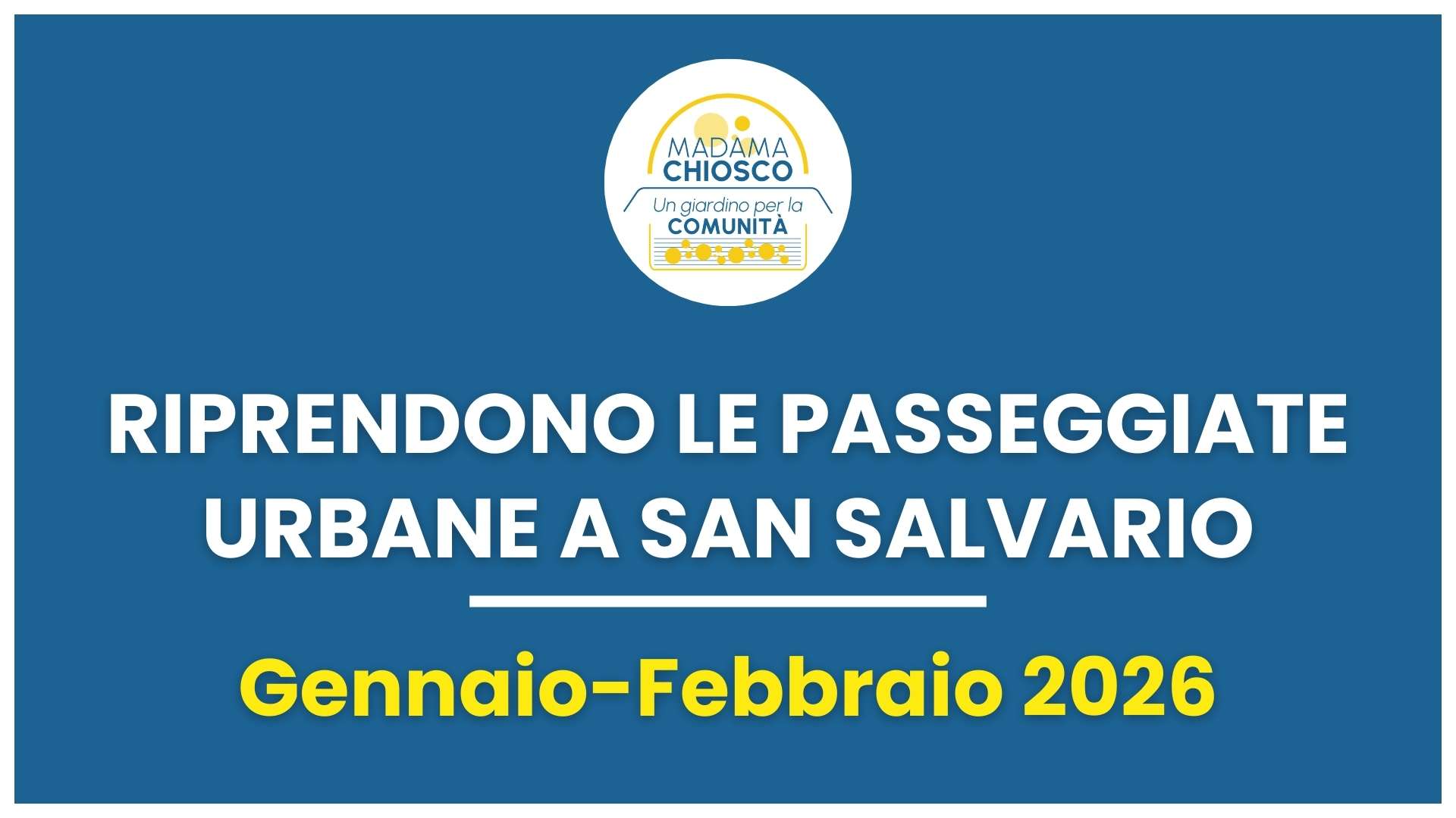 Riprendono le passeggiate urban (1)